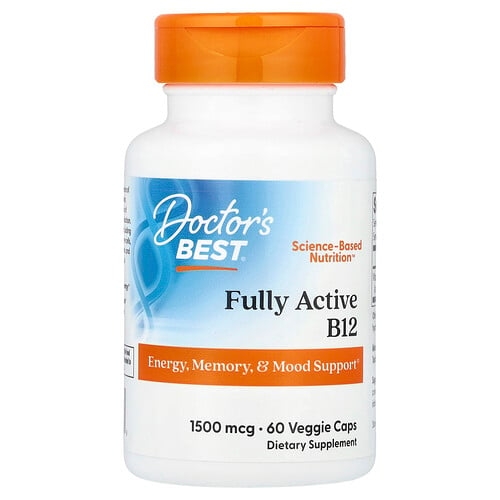 Doctor S Best Fully Active B12 1 500 Mcg 60 Veggie Caps product image