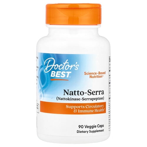 Doctor S Best Natto Serra 90 Veggie Caps product image