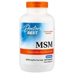 Doctor S Best Msm With Optimsm 360 Capsules 1 000 Mg Per Capsule