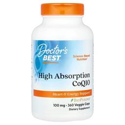 Doctor S Best High Absorption Coq10 100 Mg 360 Veggie Caps