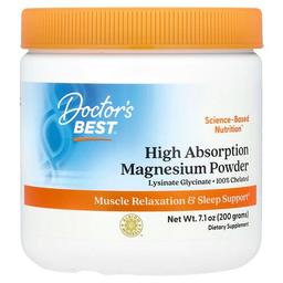 Doctor S Best High Absorption Magnesium Powder 7 1 Oz 200 G