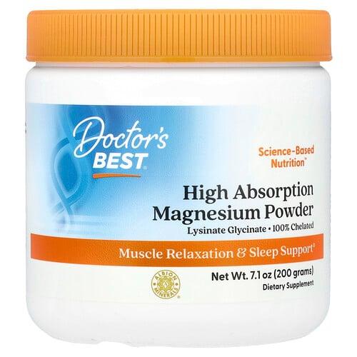 Doctor S Best High Absorption Magnesium Powder 7 1 Oz 200 G product image