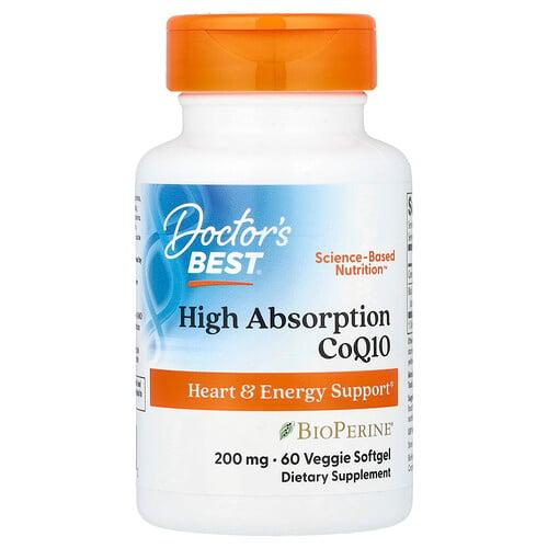Doctor S Best High Absorption Coq10 60 Veggie Softgel product image