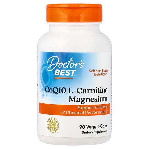 Doctor S Best Coq10 L Carnitine Magnesium 90 Veggie Caps product image