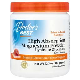 Doctor S Best High Absorption Magnesium Powder Sweet Peach 12 3 Oz 347 G