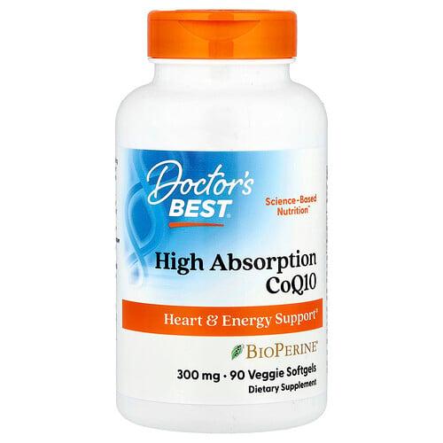 Doctor S Best High Absorption Coq10 300 Mg 90 Veggie Softgels product image