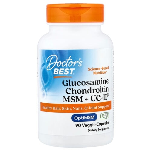 Doctor S Best Glucosamine Chondroitin Msm Ucii 90 Veggie Capsules product image