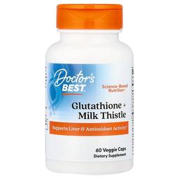Doctor S Best Glutathione Milk Thistle 60 Veggie Caps