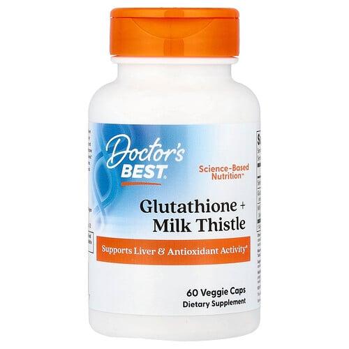 Doctor S Best Glutathione Milk Thistle 60 Veggie Caps product image