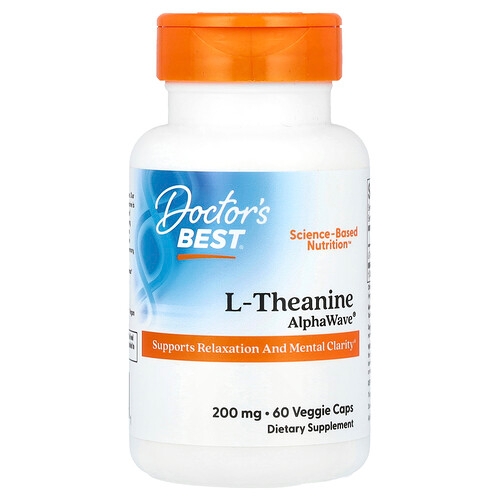 Doctor S Best L Theanine Alphawave 200 Mg 60 Veggie Caps product image