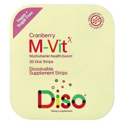 Diso M Vit Cranberry 30 Oral Strips