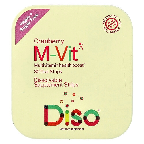 Diso M Vit Cranberry 30 Oral Strips product image
