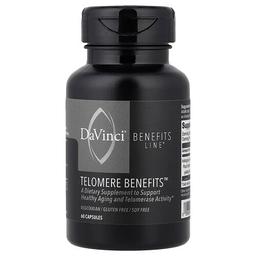 Davinci Laboratories Benefits Line Telomere Benefits 60 Capsules 250 Mg Per Capsule