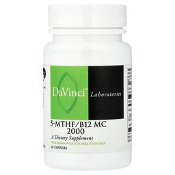 Davinci Laboratories 5 Mthf B12 Mc 2000 60 Capsules