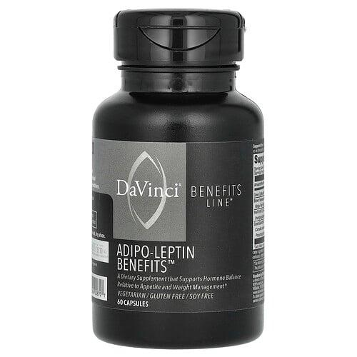 다빈치 래보래토리즈 DaVinci Laboratories, Vitamins Line, 아디포-렙틴, 캡슐 60정 product image