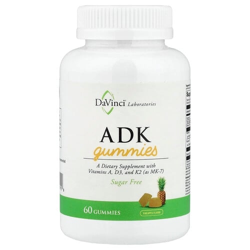 Davinci Laboratories Adk Gummies Pineapple 60 Gummies product image