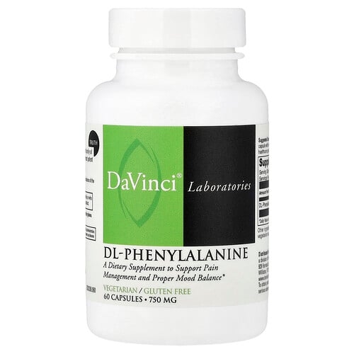 Davinci Laboratories Dl Phenylalanine 750 Mg 60 Capsules product image