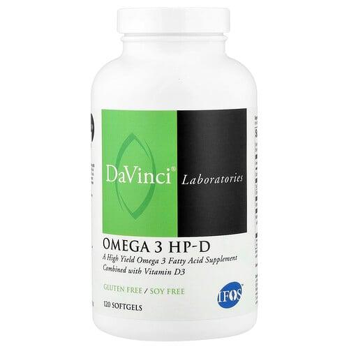 Davinci Laboratories Omega 3 Hp D 120 Softgels product image