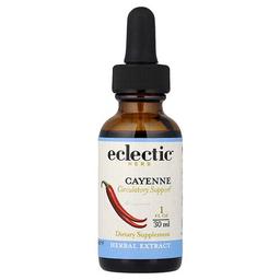 Eclectic Herb Cayenne Extract Circulatory Support 250 Mg 1 Fl Oz 30 Ml