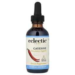 Eclectic Herb Cayenne Extract Circulatory Support 2 Fl Oz 60 Ml