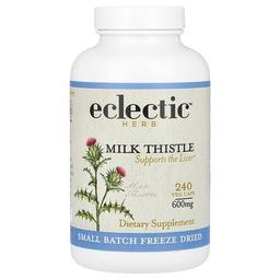 Eclectic Herb Milk Thistle Support The Liver 240 Veg Caps 600 Mg Per Cap