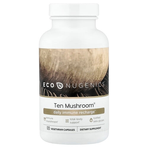 Econugenics Ten Mushroom 120 Vegetarian Capsules product image