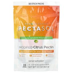 Econugenics Pectasol Modified Citrus Pectin 15 Stick Packs 0 22 Oz 6 1 G Each