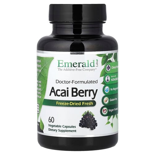 Emerald Laboratories Acai Berry 60 Vegetable Capsules 500 Mg Per Capsule product image