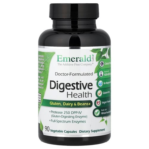 Emerald Laboratories Digestive Health Gluten Dairy Beans 90 Vegetable Caps product image