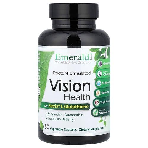 Emerald Laboratories Vision Health With Setria L Glutathione 60 Vegetable Capsules product image