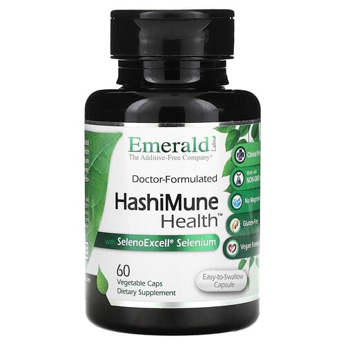 Emerald Laboratories Hashimune Health With Selenoexcell Selenium 60 Vegetable Caps product image