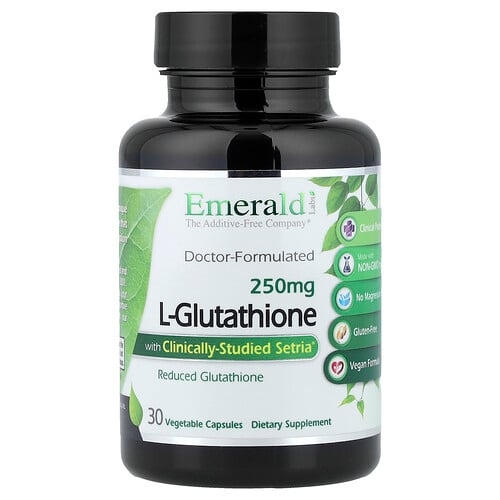 Emerald Laboratories L Glutathione 250 Mg 30 Vegetable Capsules product image