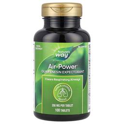 Nature S Way Air Power Guaifenesin Expectorant 200 Mg 100 Tablets