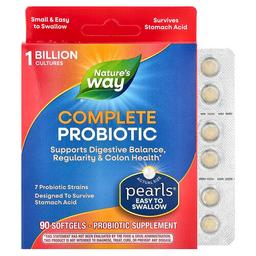 Nature S Way Pearls Complete Probiotic 1 Billion Cfu 90 Softgels