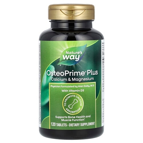 Nature S Way Osteoprime Plus Calcium Magnesium 120 Tablets product image