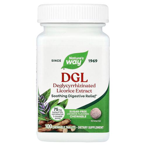 Nature S Way Dgl Licorice 100 Chewable Tablets product image