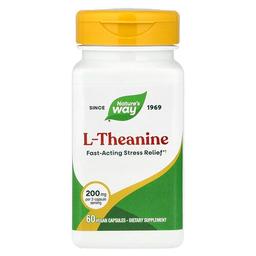 Nature S Way L Theanine 60 Vegan Capsules 100 Mg Per Capsule