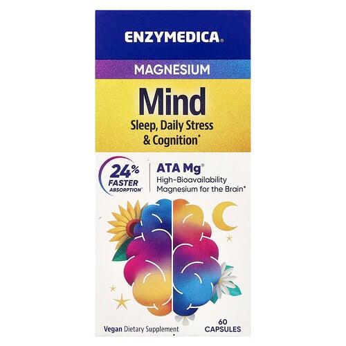 Enzymedica Magnesium Mind 60 Capsules 350 Mg Per Capsule product image