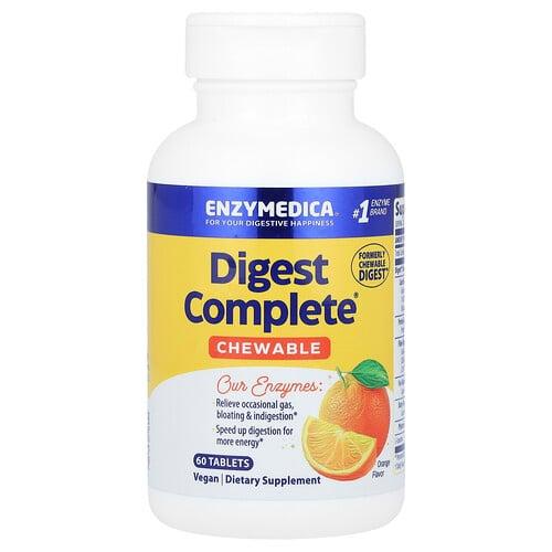 엔자이메디카 Enzymedica, Digest Complete 츄어블 오렌지, 60정 product image
