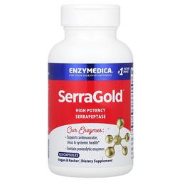 Enzymedica Serragold High Potency Serrapeptase 120 Capsules