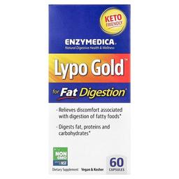 Enzymedica Lypo Gold For Fat Digestion 60 Capsules