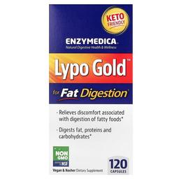 Enzymedica Lypo Gold For Fat Digestion 120 Capsules