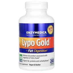 Enzymedica Lypo Gold For Fat Digestion 240 Capsules