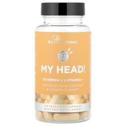 Eu Natural My Head Feverfew B Vitamins 60 Vegetarian Capsules