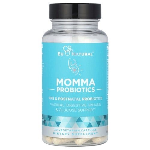 Eu Natural Momma Probiotics Pre Postnatal Probiotics 30 Vegetarian Capsules product image