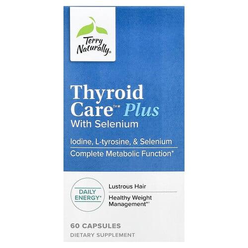 Terry Naturally Thyroid Care Plus With Selenium 60 Capsules product image