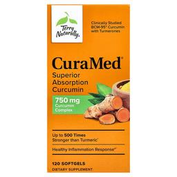 Terry Naturally Curamed Superior Absorption Curcumin 120 Softgels