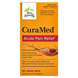 Terry Naturally Curamed Acute Pain Relief 60 Liquid Gels