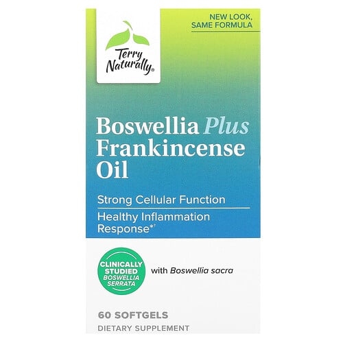 Terry Naturally Boswellia Plus Frankincense Oil 60 Softgels product image