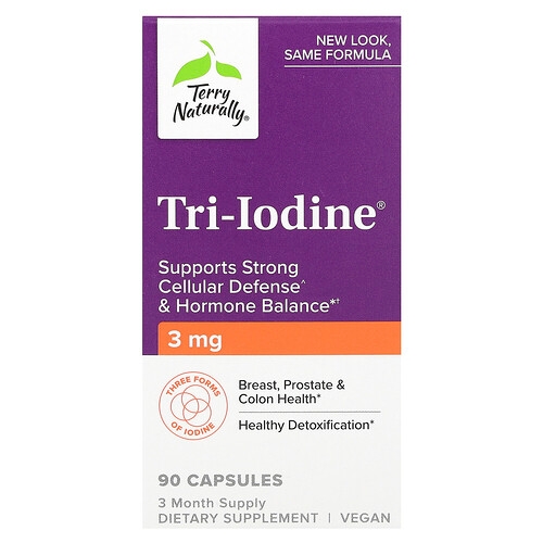 Terry Naturally Tri Iodine 3 Mg 90 Capsules product image